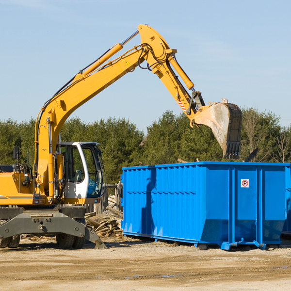 how does a residential dumpster rental service work in Inavale